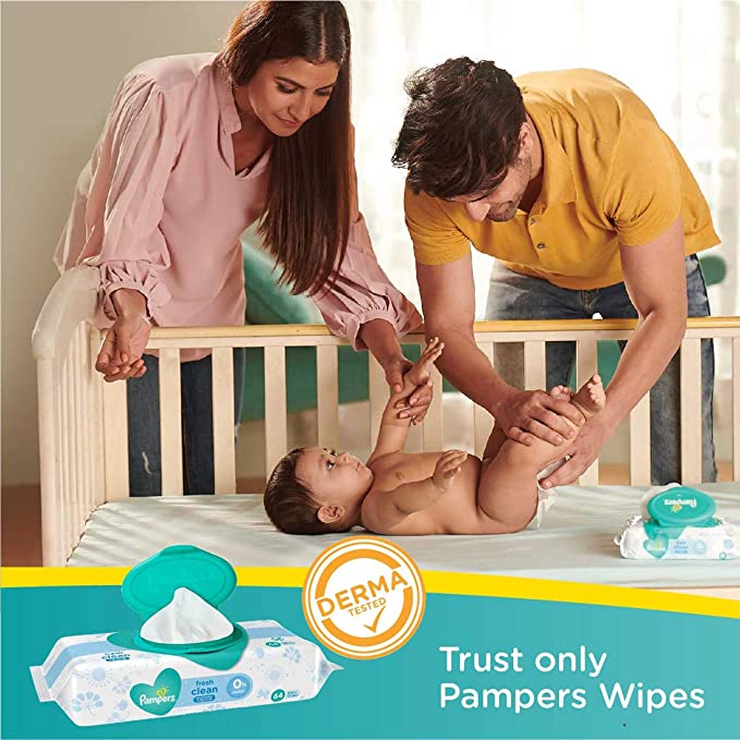 Pampers New Diapers Pants, Small, 4 Count